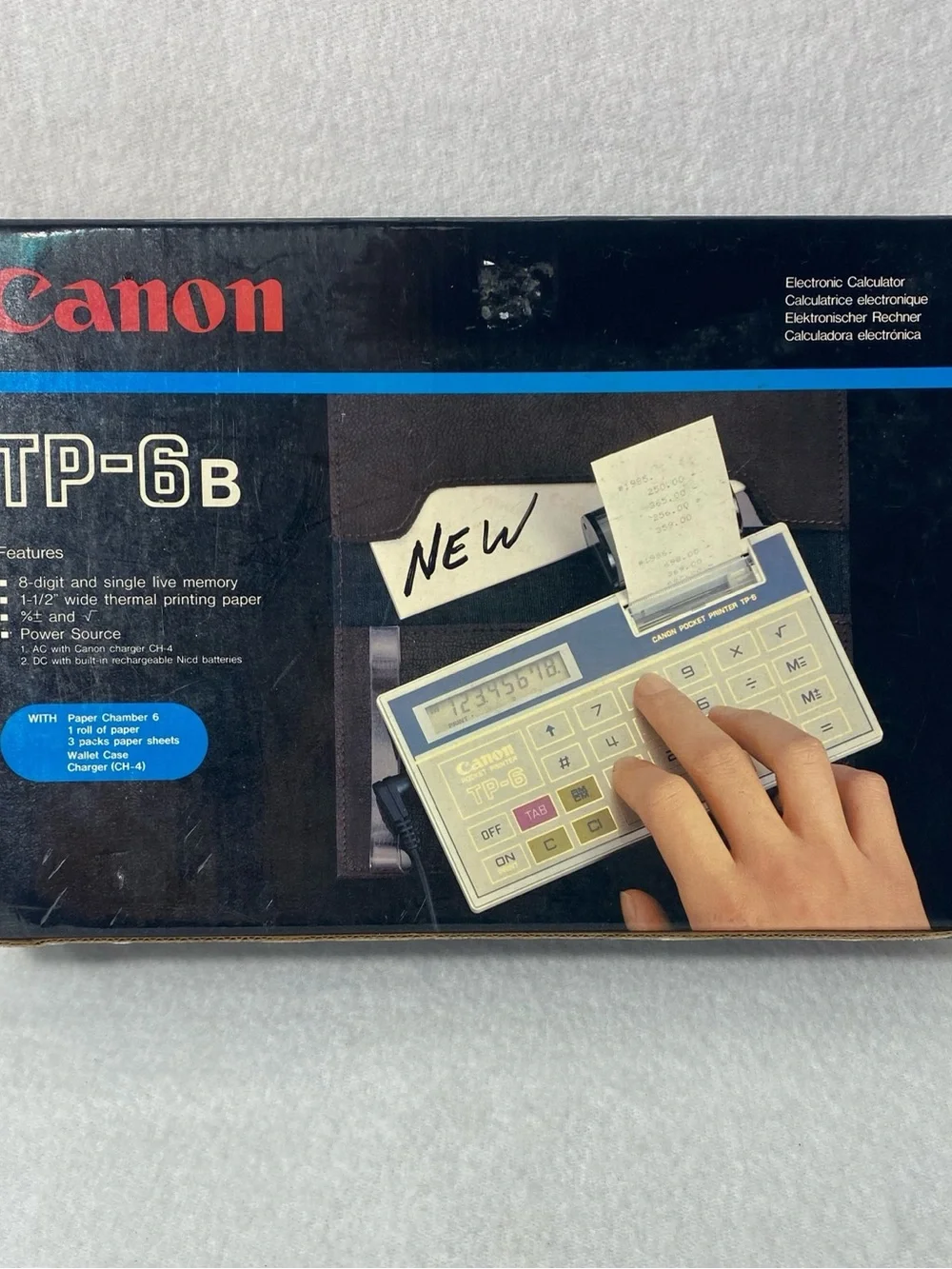 Vintage Canon TP-6 B Calculator 
